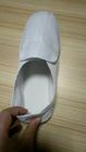Autoclavable food factory cleanroom stripe canvas PVC outsole shoe breathable esd antistatic work shoes