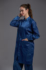 Anti Static ESD Garment Resuable labcoat Class1000 straight open zipper stand collar durable small  in SMT Workshop
