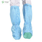 Antistatic ESD long booties PVC soft soled long sleeve boots for cleanroom
