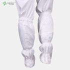 Wholesale Cleanroom antistatic esd shoe boots soft long booties white color suitable for cleanroom