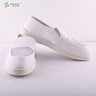 Wholesale antistatic pu sole leather two mesh hole shoes dust-free cleanroom shoes
