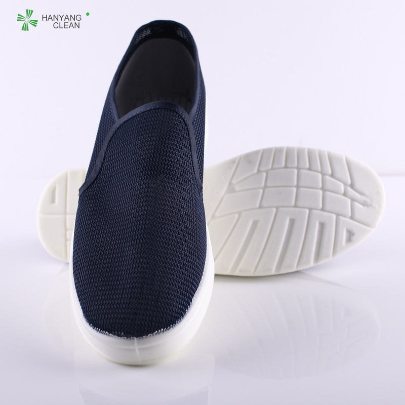 PU PVC Sole ESD Blue Antistatic Clean Room Shoes with High Quality