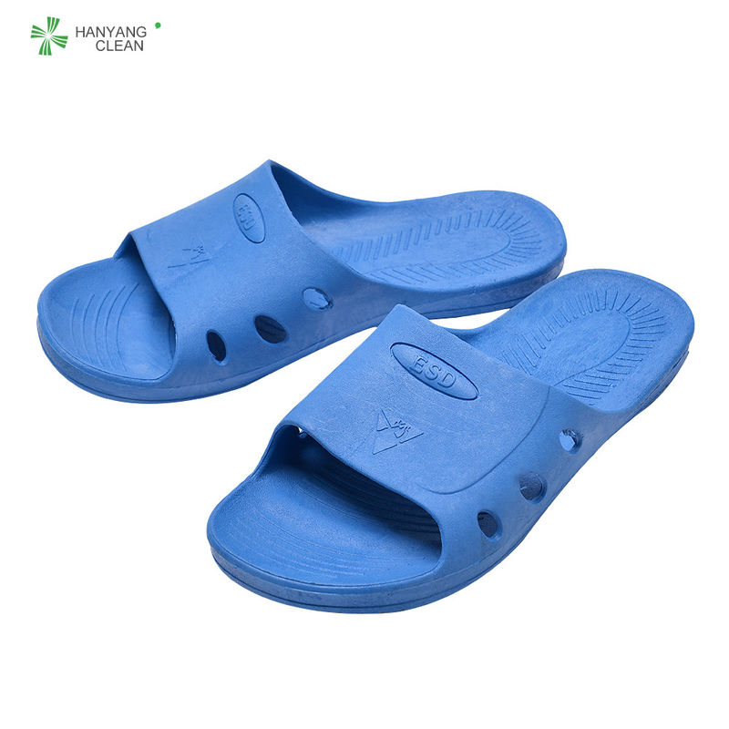 Antistatic Clean room anti slip esd spu slippers esd sandal
